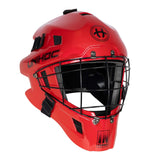 Unihoc Målvaktshjälm INFERNO 44 (Round Cage) Red