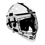 Unihoc Målvaktshjälm SHIELD White/Black